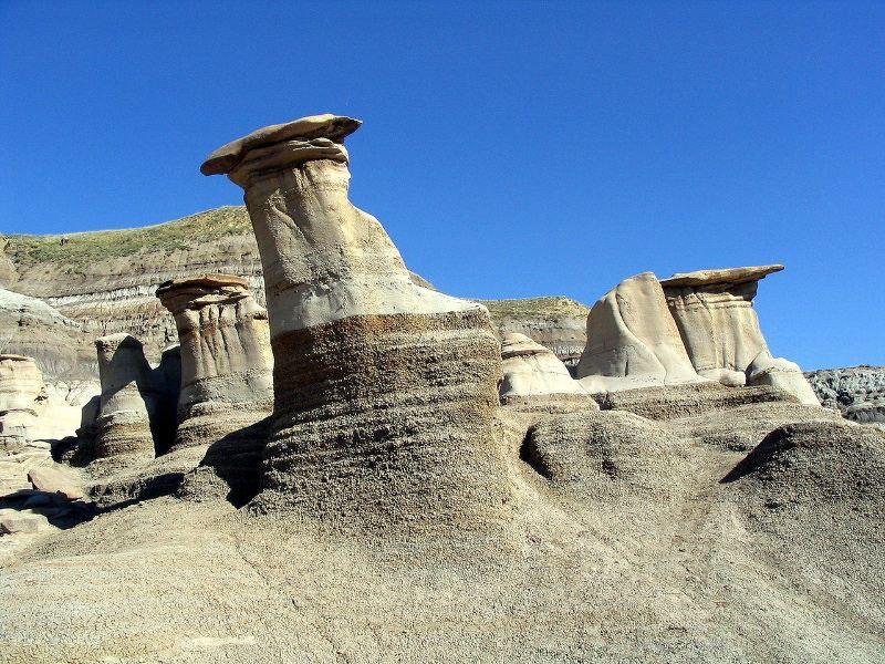 Guided Tours of the Drumheller, Large Hoodoos